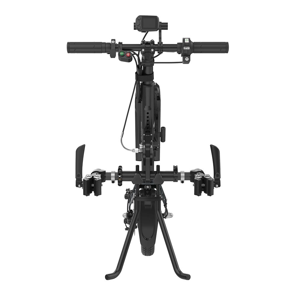 Eco Assist power add-on, back view showing handlebar controls