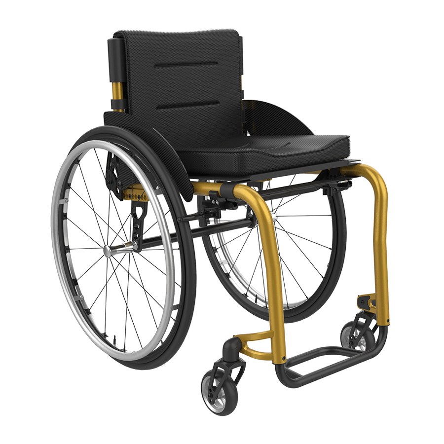 Icon 60 active wheelchair, angled view