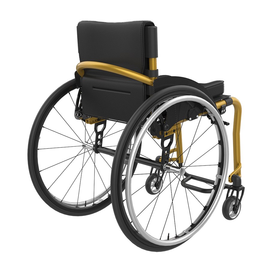 Icon 60 active wheelchair, rear angled view