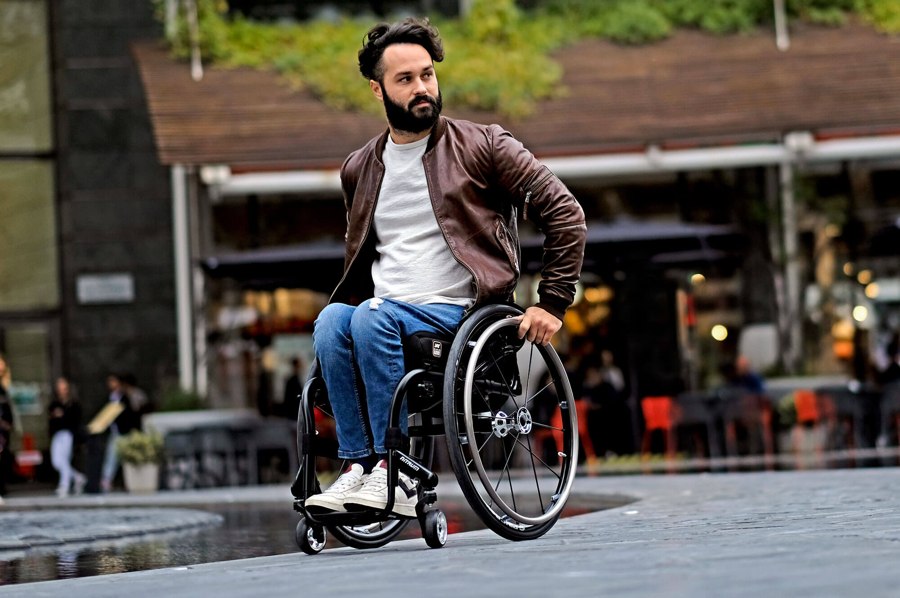 Nitrum active wheelchair, side view