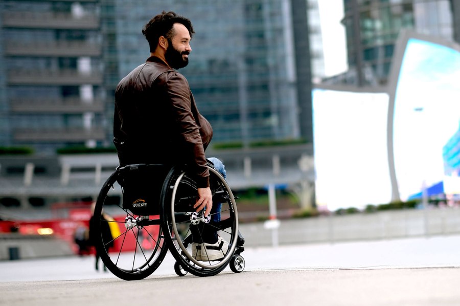 Nitrum active wheelchair, front view