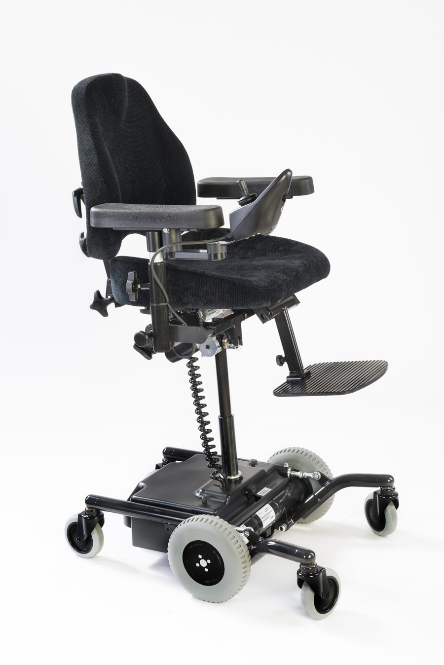 Mercado Children's and Adult Power Chair (6100), front angled view raised